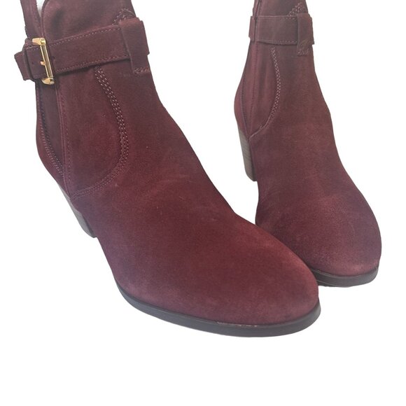 Stitch Fix Diba Women's Burgundy Sleek Suede Boots Size 7, 8, 9 NWT - Picture 2 of 8